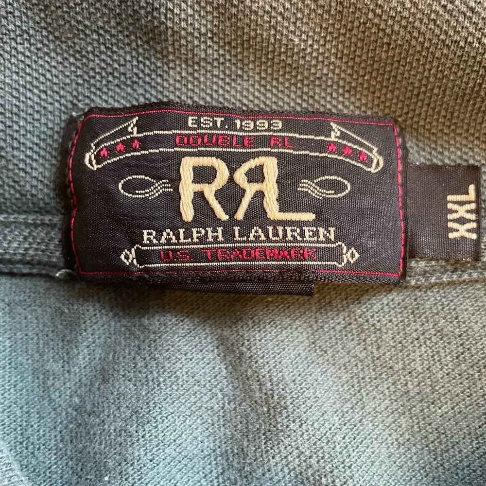 Mens RRL short sleeve polo